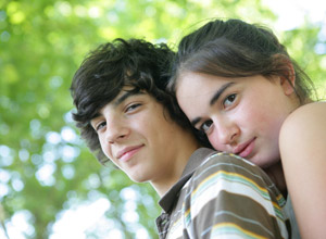Teenagerpaar