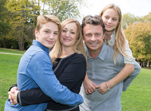 Familie im Park